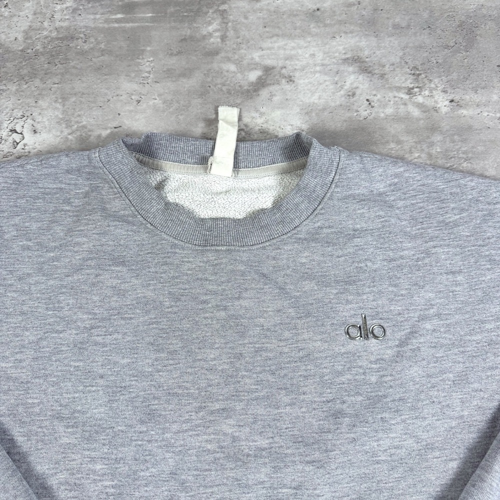 modern alo yoga sweatshirt boxy crewneck mens xl